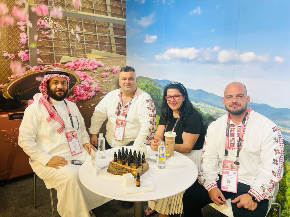 Alta Oils team at an international trade fair