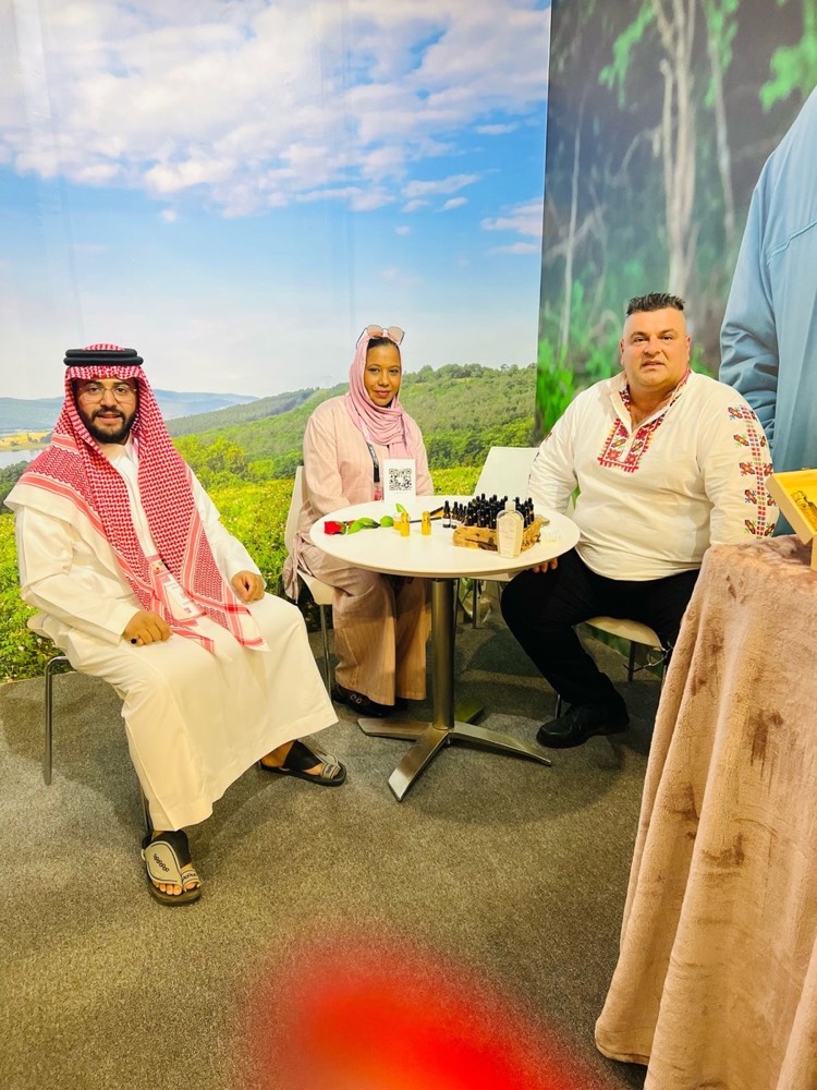 Alta Oils team at an international trade fair