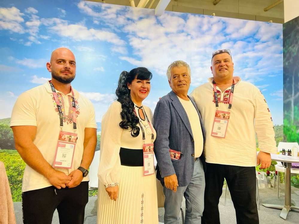 Alta Oils team at an international trade fair