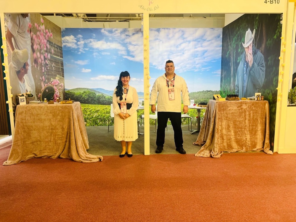 Alta Oils team at an international trade fair