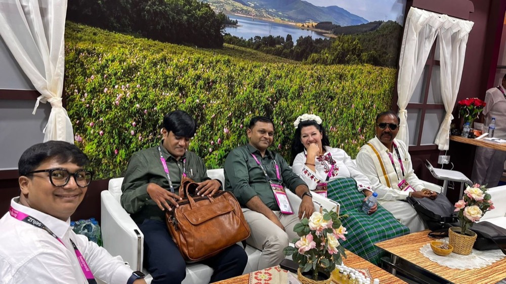 Alta Oils team at an international trade fair
