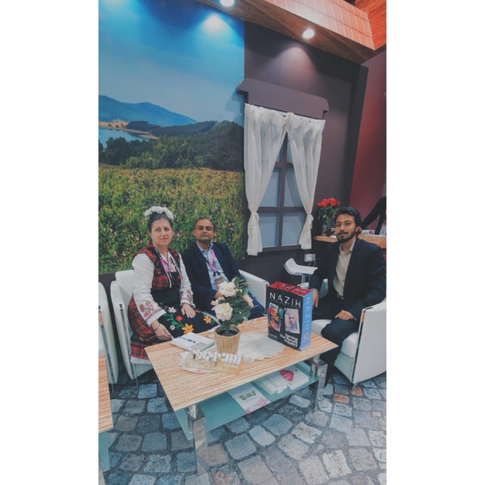Alta Oils team at an international trade fair