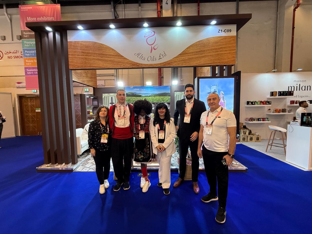 Alta Oils team at an international trade fair