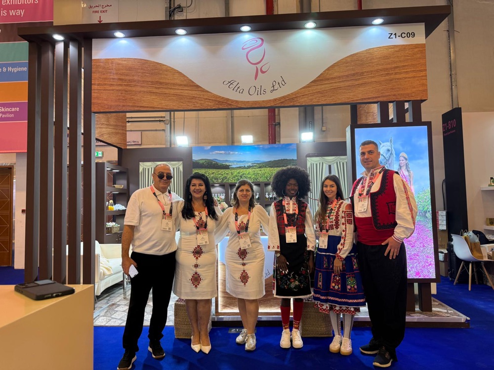 Alta Oils team at an international trade fair
