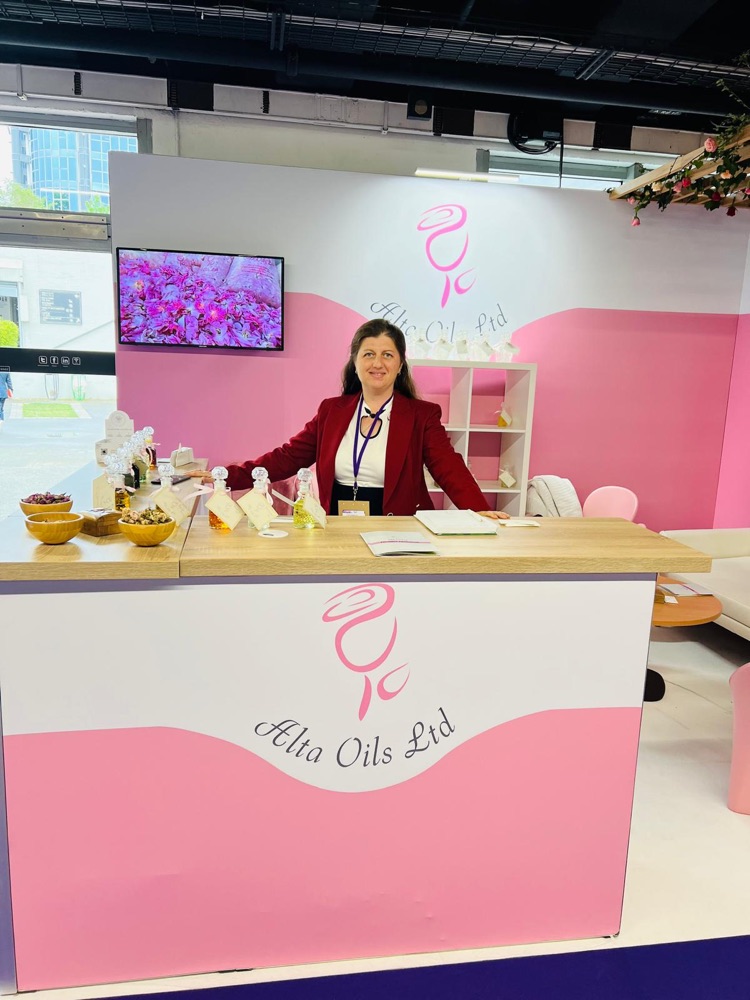 Alta Oils team at an international trade fair