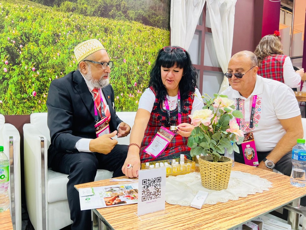 Alta Oils team at an international trade fair