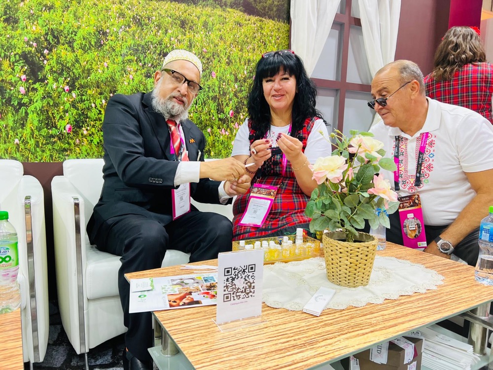 Alta Oils team at an international trade fair