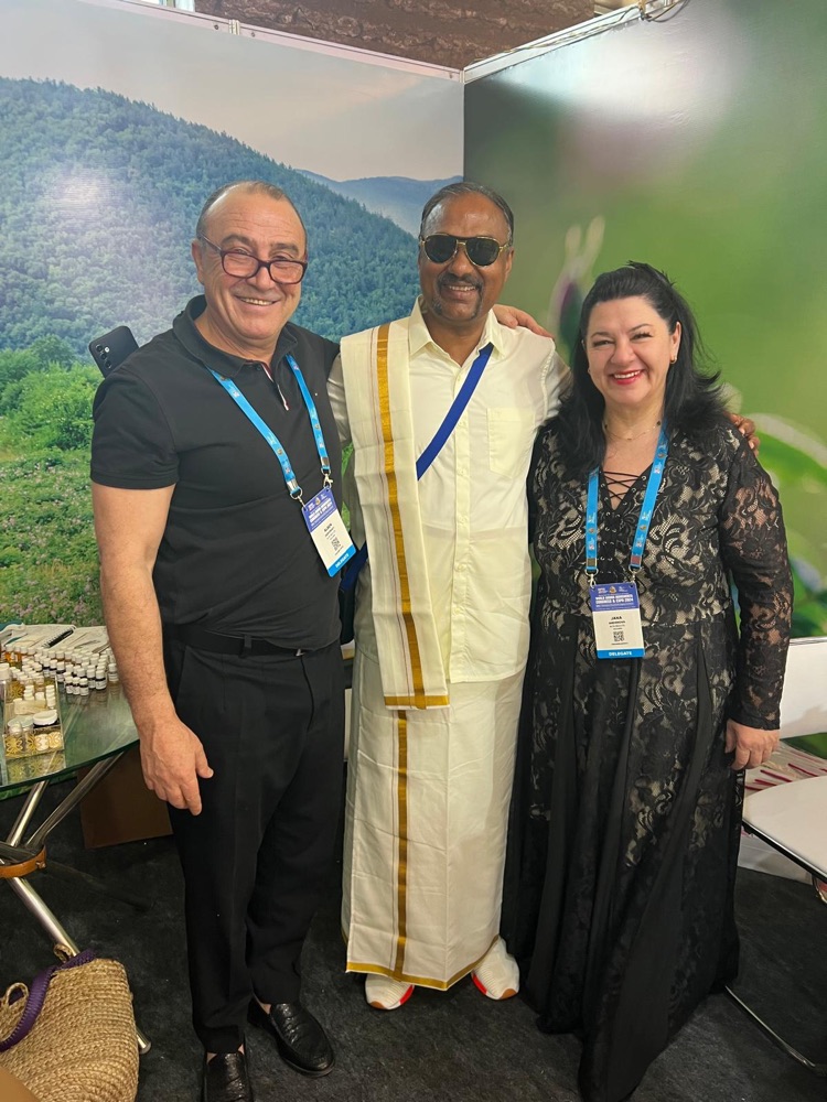 Alta Oils team at an international trade fair