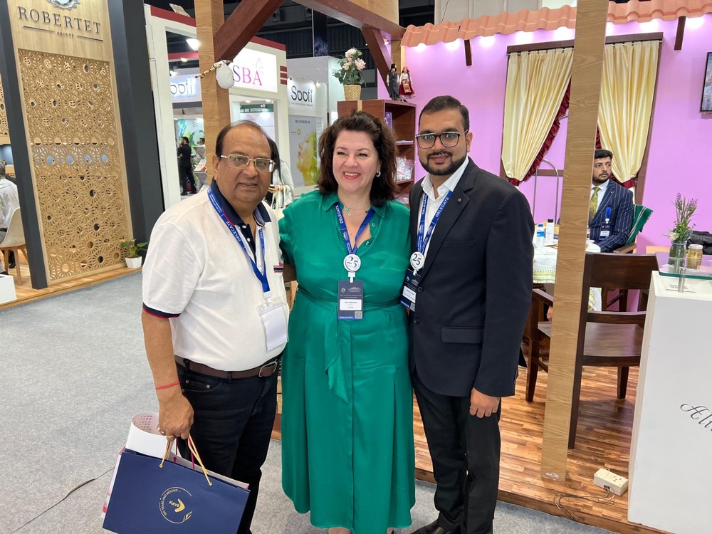 Alta Oils team at an international trade fair