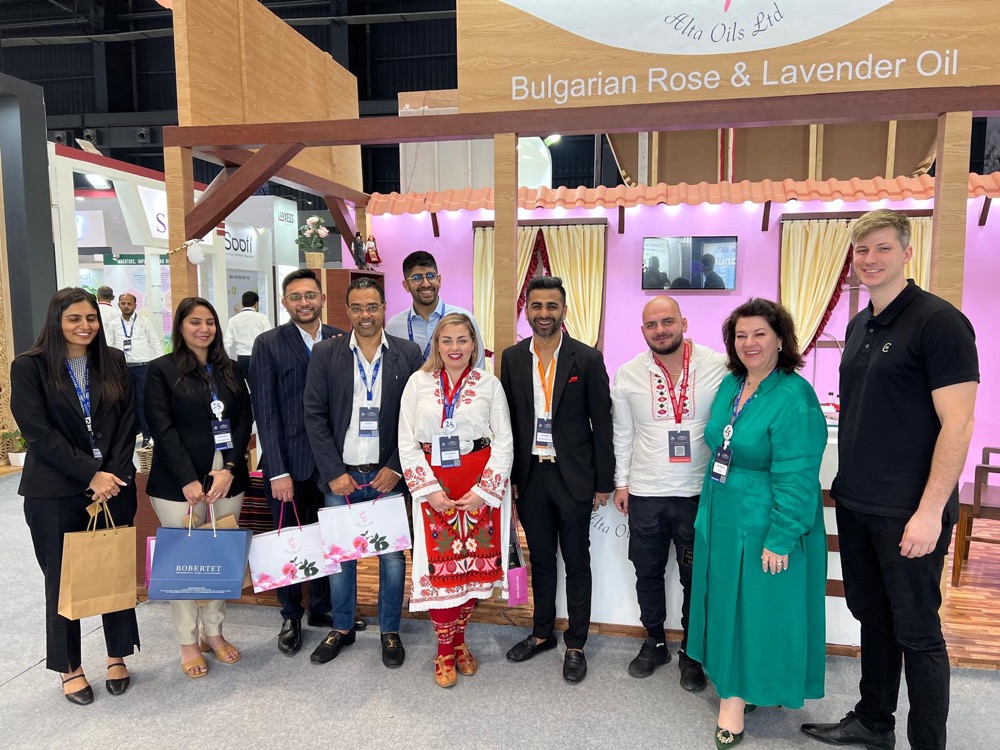 Alta Oils team at an international trade fair