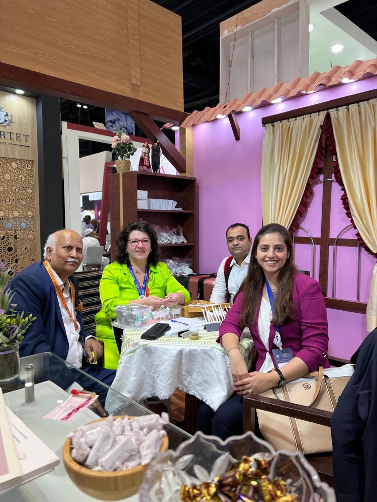 Alta Oils team at an international trade fair
